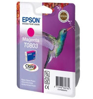 Epson T0803 Magenta Ink Cartridge (Hummingbird) (C13T08034010)
